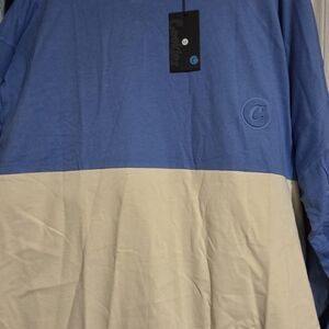 Coookies Sf Blue and Cream Men's Shirt